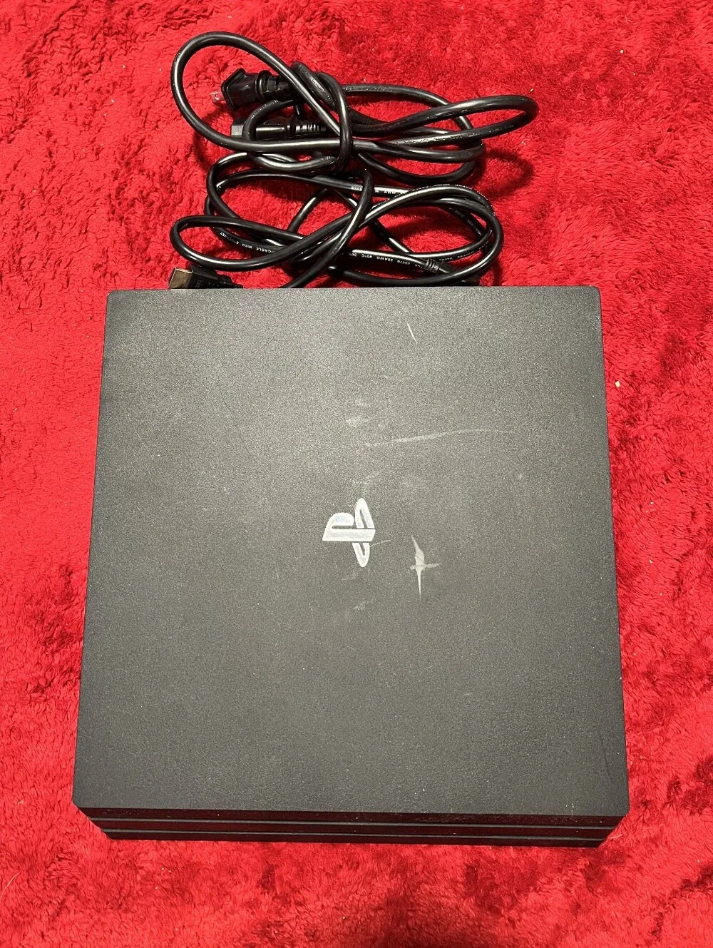Sony PlayStation 4 Pro Slim Black Console - Power & HDMI Cables Included